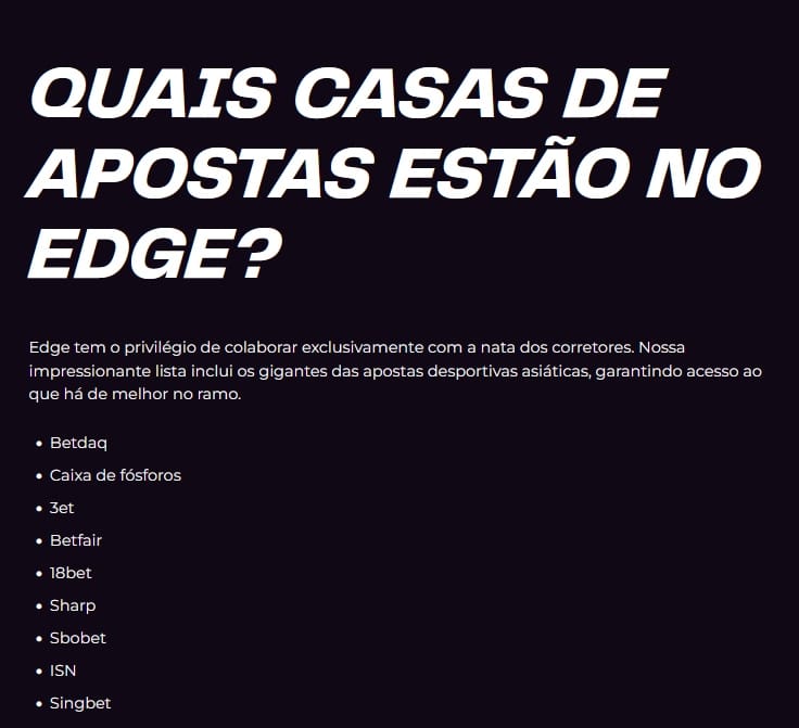Lista de casas de apostas